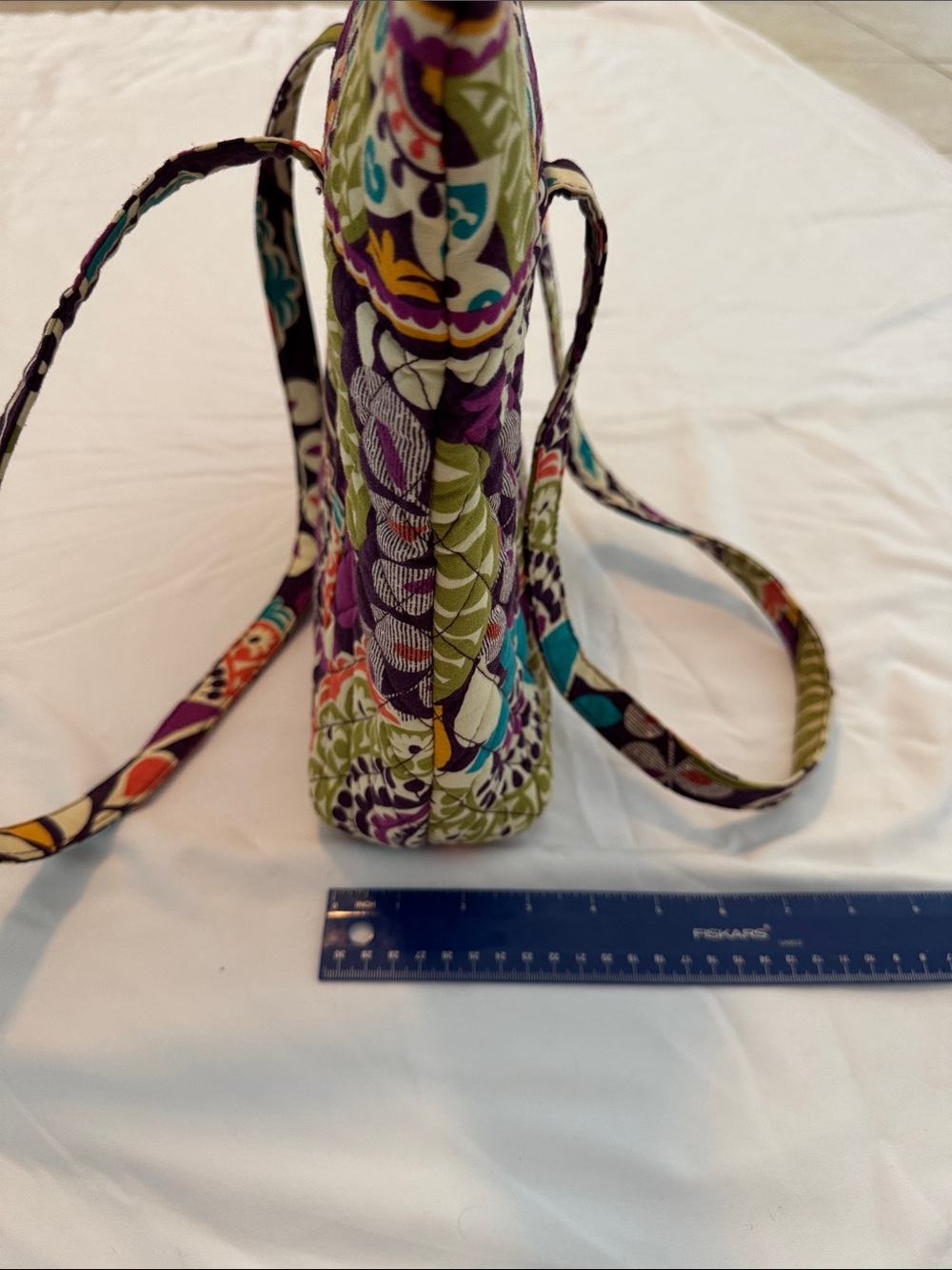 Vera Bradley Purple Multi Quilted Floral Tote - Picture 10 of 11